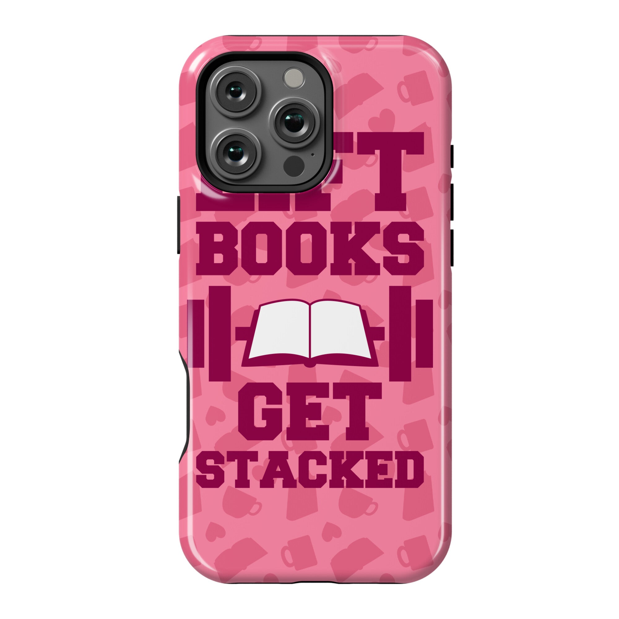 Lift Books, Get Stacked Phone Case